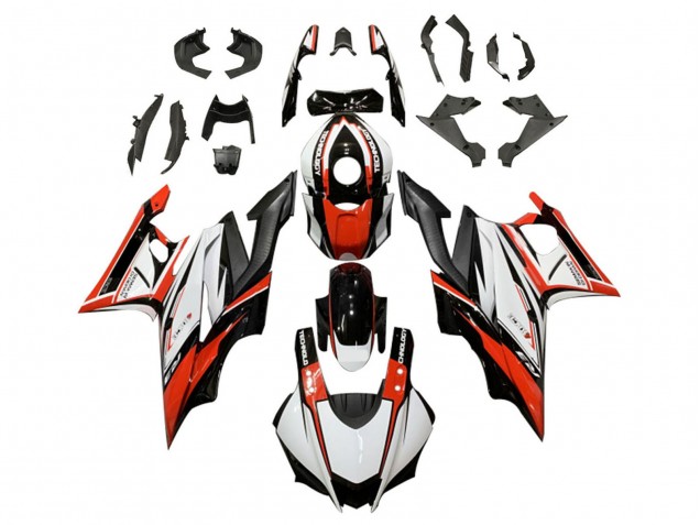 Carenado Moto Yamaha YZF R3/R25 2019-2021 - Blanco Rojo Negro