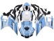 Carenados Moto Yamaha YZF R3/R25 2022-2024 - Blanco Azul Claro