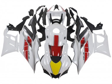 Carenados Moto Yamaha YZF R3/R25 2022-2024 - Blanco Rojo Amarillo Negro