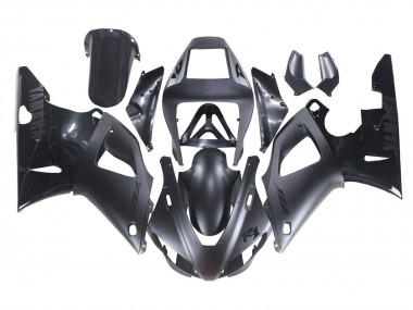 Carenados Moto Yamaha YZF 1000 R1 1998-1999 - Negro Mate Negro Brillante