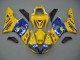 Carenados Moto Yamaha YZF 1000 R1 2000-2001 - Blanco Amarillo Azul Motul Camello