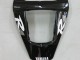 Carenados Moto Yamaha YZF 1000 R1 2000-2001 - Negro Brillante Blanco Calcomanía