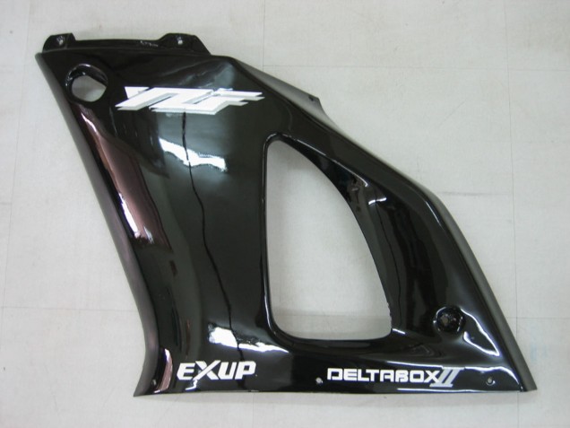 Carenados Moto Yamaha YZF 1000 R1 2000-2001 - Negro Brillante Blanco Calcomanía