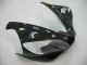 Carenados Moto Yamaha YZF 1000 R1 2000-2001 - Negro Brillante Blanco Calcomanía