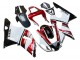 Carenado Moto Yamaha YZF 1000 R1 2000-2001 - Rojo Blanco Negro Brillante