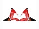 Carenados Moto Yamaha YZF 1000 R1 2002-2003 - Rojo Plata Negro Santander