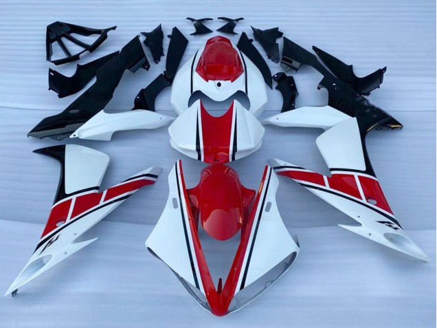 Carenados Moto Yamaha YZF 1000 R1 2002-2003 - Blanco Rojo Negro
