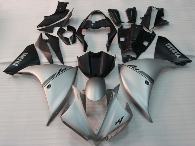 Carenado Moto Yamaha YZF 1000 R1 2009-2011 - Plata Negro
