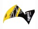 Kits Carenado Moto Yamaha YZF 1000 R1 2009-2011 - Amarillo Blanco Negro Raya