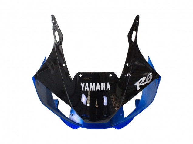 Carenados Moto Yamaha YZF 600 R6 1998-2002 - Blanco Azul Negro Brillante
