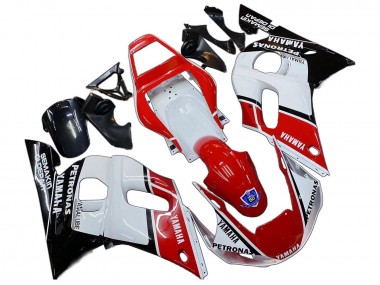 Carenados Moto Yamaha YZF 600 R6 1998-2002 - Blanco Rojo Negro Petronas Yamalube 50th