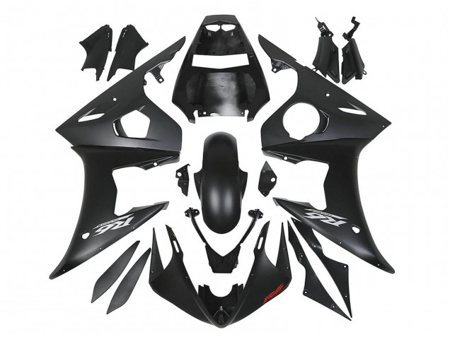 Carenados Moto Yamaha YZF R6S 2006-2009 - Negro Mate