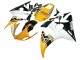Carenados Moto Yamaha YZF R6S 2006-2009 - Amarillo Blanco Negro Brillante