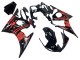 Carenado Moto Yamaha YZF R6 2003-2004 - Negro Brillante Rojo