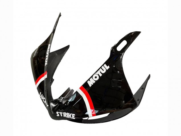 Carenados Moto Yamaha YZF R6 2003-2004 - Negro Brillante Rojo Blanco Lucky Strike Motul