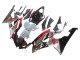 Carenados Moto Yamaha YZF 600 R6 2008-2016 - Plata Negro Rojo Tiburón 4