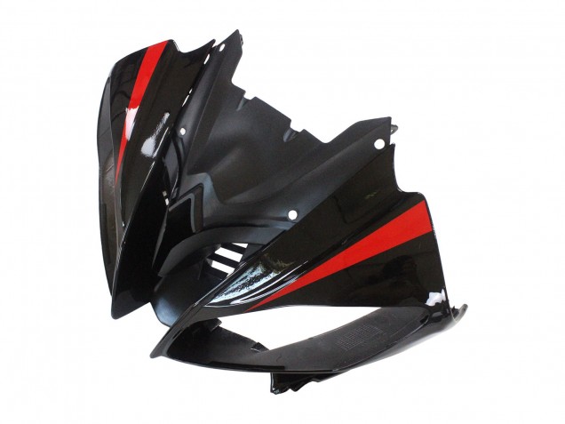 Carenados Moto Yamaha YZF 600 R6 2008-2016 - Plata Negro Rojo Tiburón 4