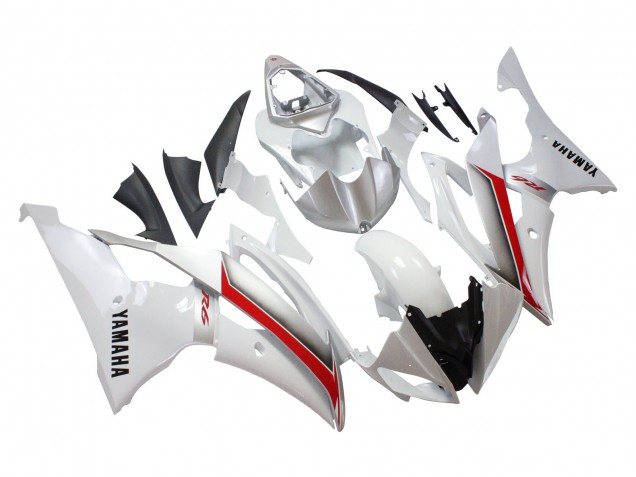 Carenados Moto Yamaha YZF 600 R6 2008-2016 - Blanco Rojo
