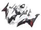 Carenados Moto Yamaha YZF 600 R6 2008-2016 - Blanco Negro Mate Rojo Calcomanías