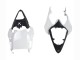 Carenados Moto Yamaha YZF 600 R6 2008-2016 - Blanco Negro Mate Rojo Calcomanías