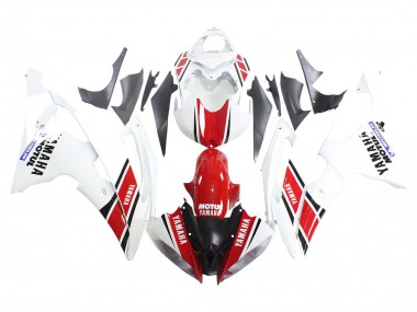 Carenados Moto Yamaha YZF 600 R6 2008-2016 - Blanco Rojo Negro Motul Michelin