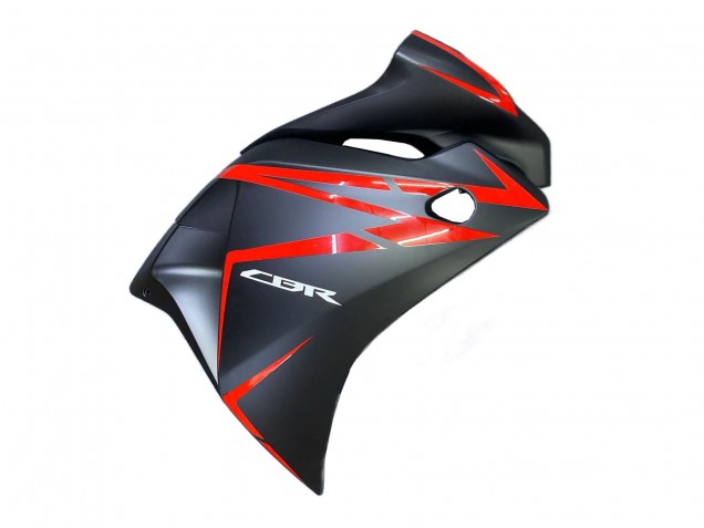 Carenados Moto Honda CBR250RR 2011-2015 - Negro Mate Rojo Raya