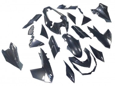 Carenados Moto Kawasaki Z1000 2010-2013 - Negro FibraCarbono