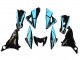 Carenados Moto Kawasaki Z800 2013-2018 - Azul Claro Negro Brillante