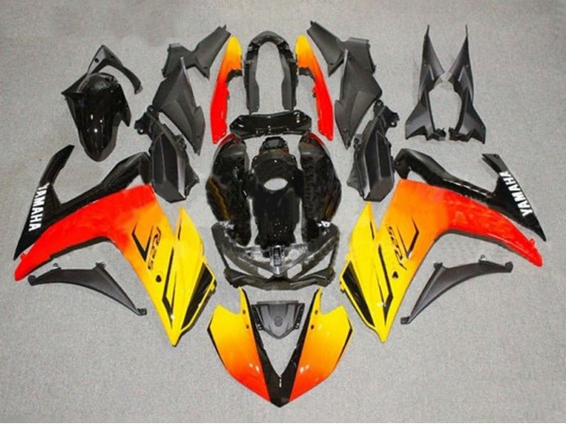 Carenados Moto Yamaha YZF R3/R25 2015-2018 - Amarillo Rojo Negro