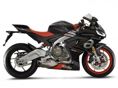 Carenados Moto Aprilia RS660 2020-2024 - Negro Mate Plata Rojo