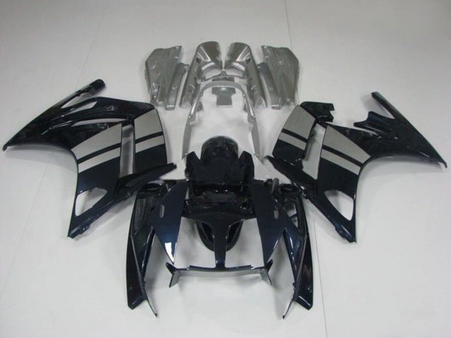 Carenados Moto Yamaha FJR1300 2013-2015 - Negro Brillante Plata