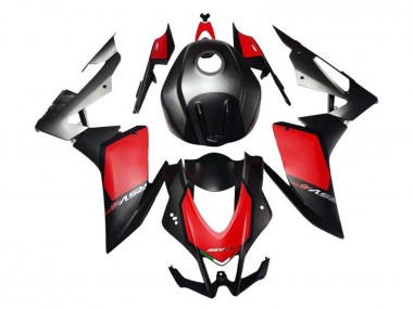 Carenados Moto Aprilia RSV4 1000 2016-2020 - Negro Mate Rojo Gris