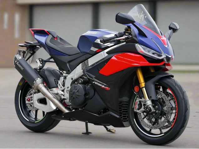 Carenados Moto Aprilia RSV4 1100 2021-2024 - Azul Mate Rojo Brillante Negro