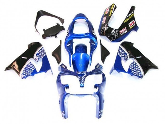 Carenado Moto Kawasaki ZX9R 2002-2003 - Azul Blanco Negro