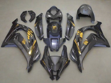 Carenados Moto Kawasaki ZX10R 2016-2020 - Falso FibraCarbono Oro