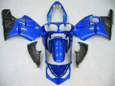 Carenado Moto Kawasaki ZX12R 2002-2006 - Azul Negro Brillante