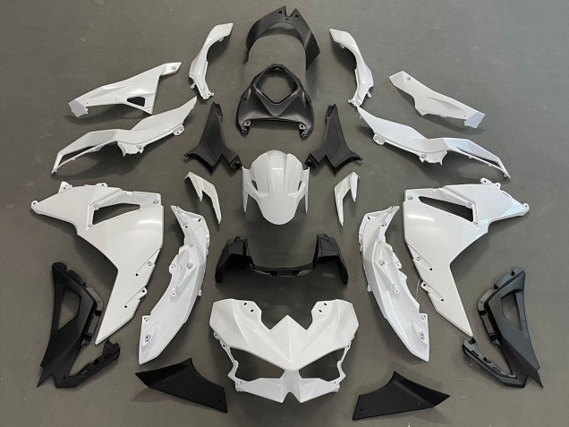 Carenados Moto Kawasaki Ninja 500 EX500R 2024-2025 - Blanco Negro