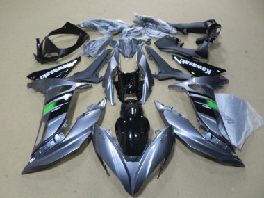 Carenados Moto Kawasaki Ninja 650 EX650 2017-2019 - Gris Brillante Verde Negro Blanco
