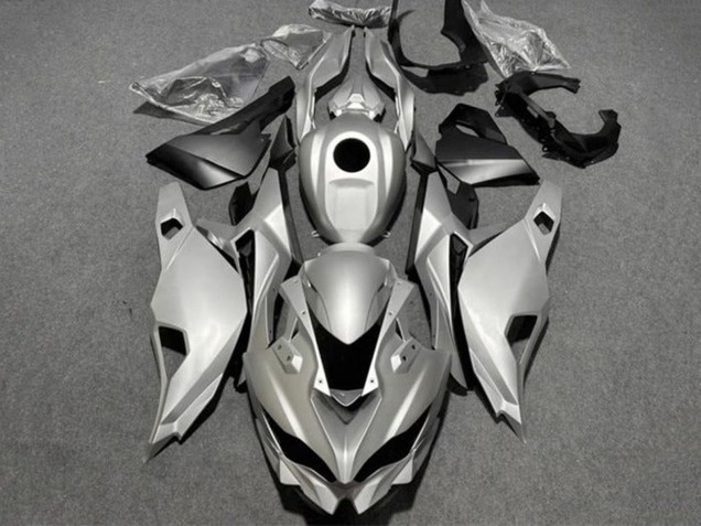 Carenados Moto Kawasaki ZX25R ZX-25R 2019-2025 - Plata Brillante Negro Mate