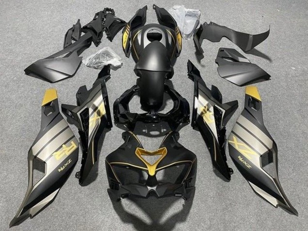 Carenados Moto Kawasaki ZX25R ZX-25R 2019-2025 - Negro Mate Gris Oro Negro Brillante