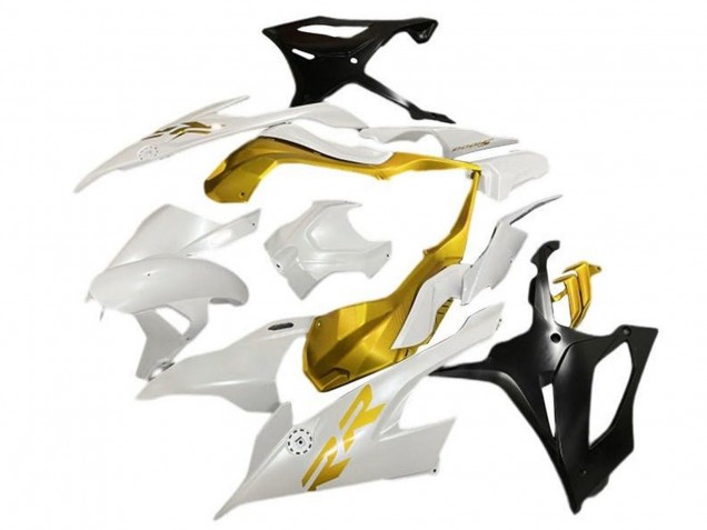 Carenados Moto BMW S1000RR 2019-2022 - Blanco Oro Negro Mate