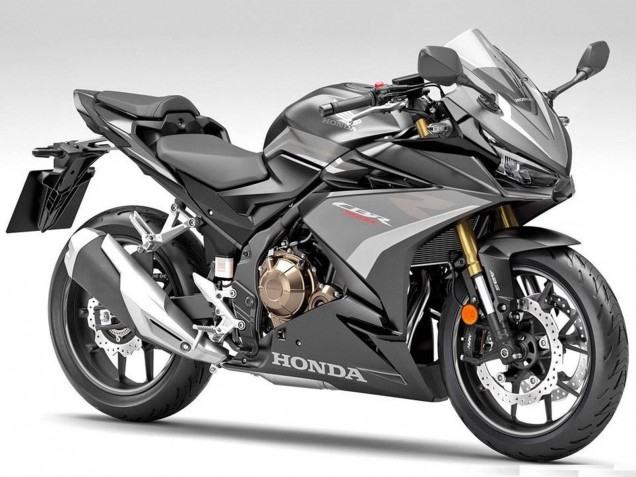 Carenados Moto Honda CBR500R 2019-2021 - Plata Negro Mate