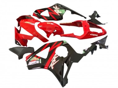 Carenados Moto Honda CBR900RR 929 2000-2001 - Rojo Negro Mate Negro Brillante