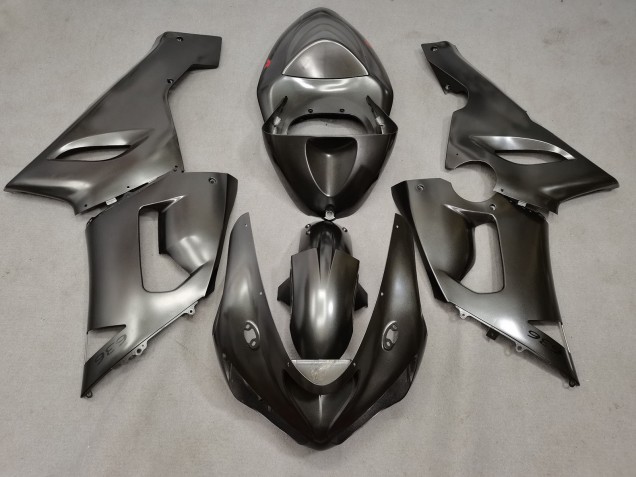 Carenados Moto Kawasaki ZX6R 2005-2006 - Plata Líquido