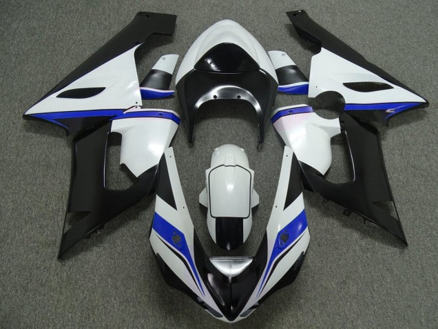 Carenados Moto Kawasaki ZX6R 2005-2006 - Blanco Negro Azul