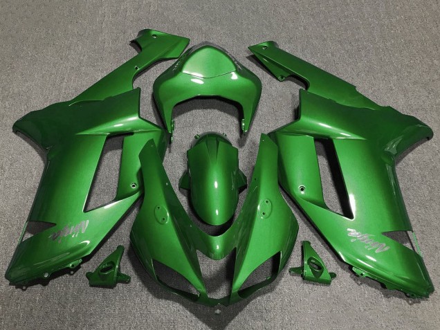 Carenados Moto Kawasaki ZX6R 2007-2008 - Verde Chrome