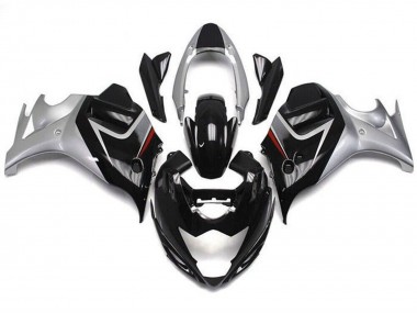 Carenados Moto Suzuki GSX650F 2008-2013 - Negro Brillante Plata