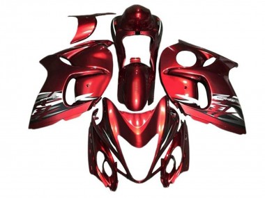 Carenados Moto Suzuki GSXR 1300 Hayabusa 2008-2020 - Rojo Plata Blanco