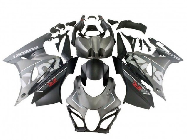 Carenados Moto Suzuki GSXR1000 2017-2024 - Plata Mate Negro Mate