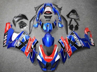 Carenados Moto Suzuki GSXR1000 2017-2024 - Azul Rojo Blanco Negro